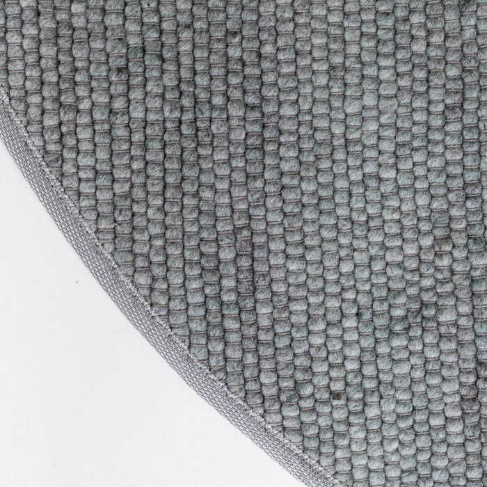 Interieur05 Rond Wollen Vloerkleed Groen Vik - 240 x 240 cm