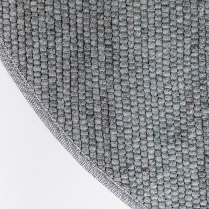 Interieur05 Rond Wollen Vloerkleed Groen Vik - 240 x 240 cm