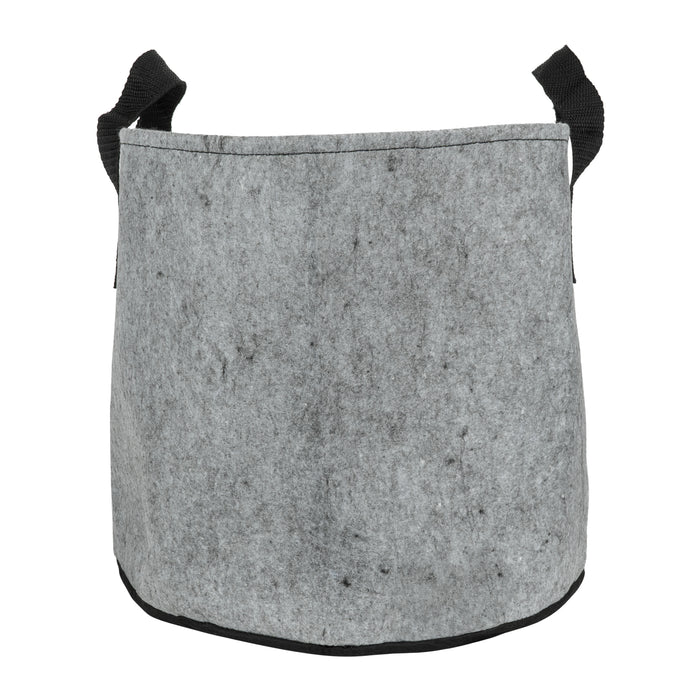 QUVIO Plantenzak - 30 x 25 cm - Vilt - Grijs