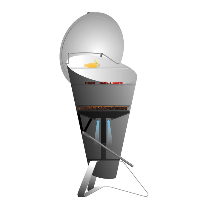 Höfats Cone Houtskoolbarbecue Ø 46 cm