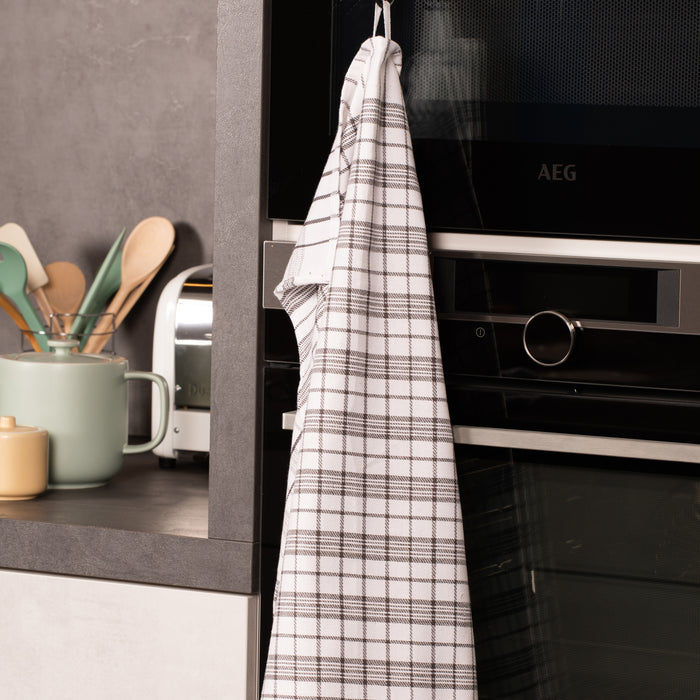 Tiseco Home Studio Theedoek 3 st. - Grijs