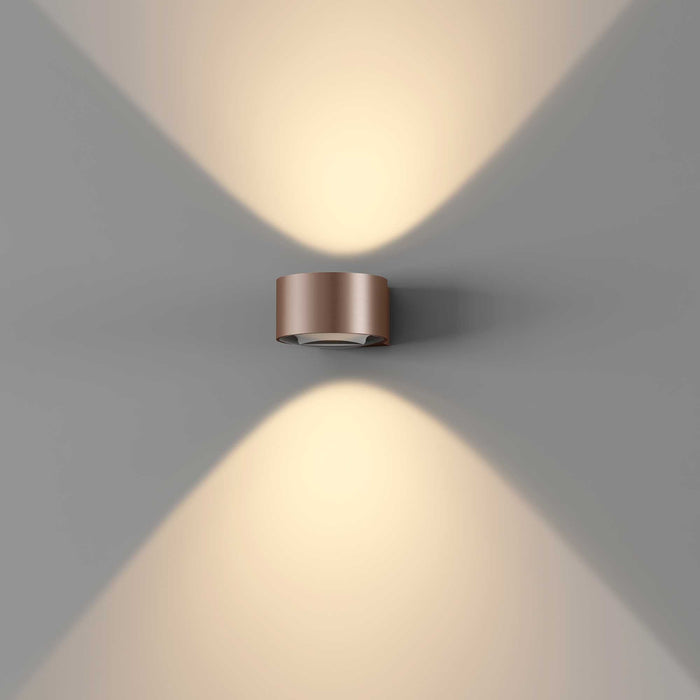 Artdelight Wandlamp Hudson Brons Koper 2 x 4 Watt IP54