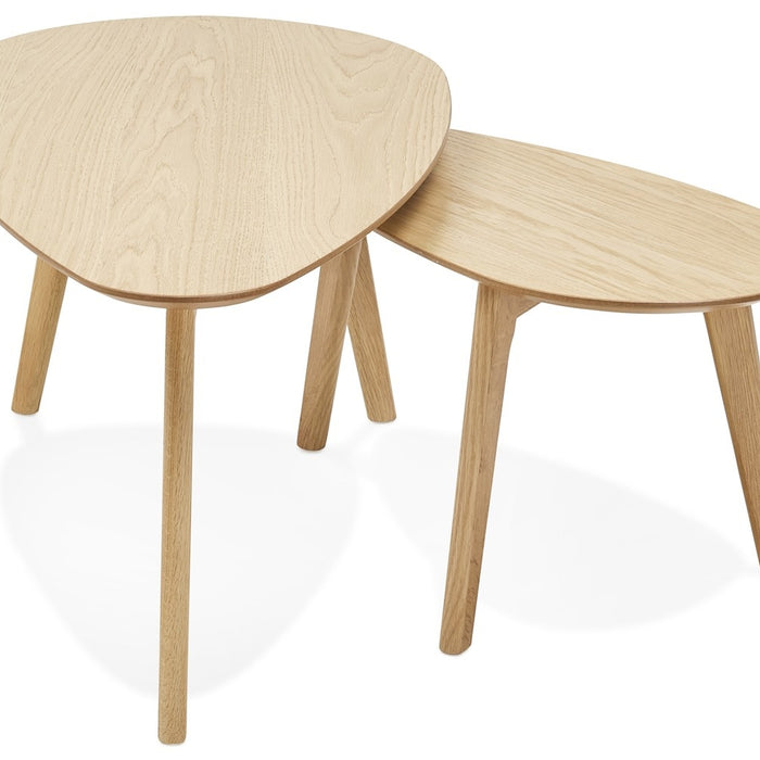 Bondy Living Lulea Salontafel Set Ovaal Naturel