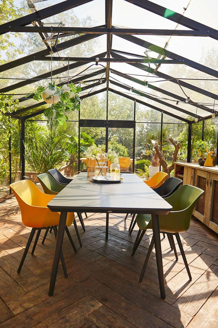 Hartman Sophie Studio HPL Tuintafel B 240 x D 100 cm - Zwart