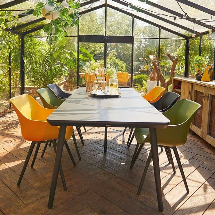 Hartman Sophie Studio HPL Tuintafel B 240 x D 100 cm - Zwart