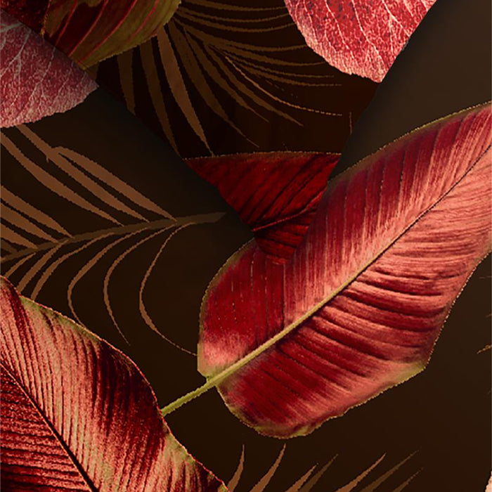 Ambiante Cordyline Dekbedovertrek 240 x 200/220 cm - Rood