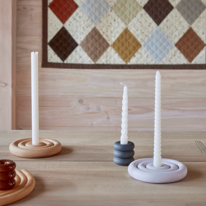 OYOY Savi Kandelaar Low - Beige