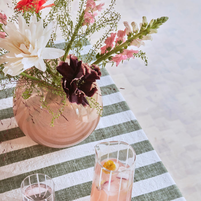 OYOY Lasi Vaas Medium - Taupe