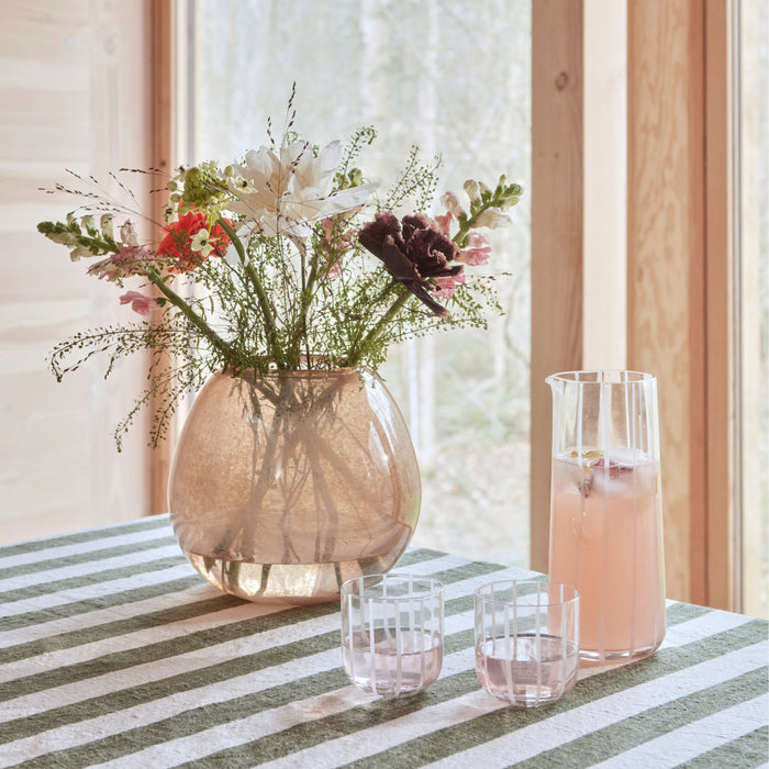 OYOY Lasi Vaas Medium - Taupe