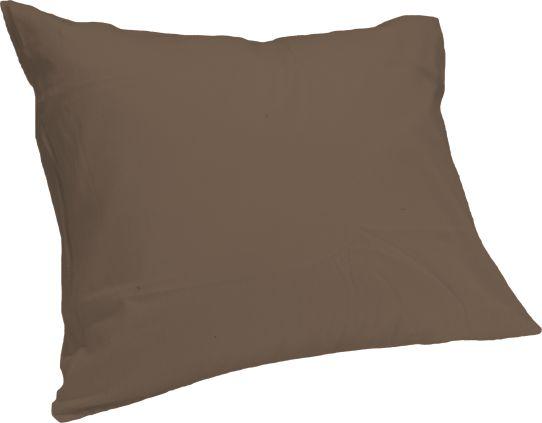 Elegance Kussensloop Hotelsluiting Percal Katoen taupe