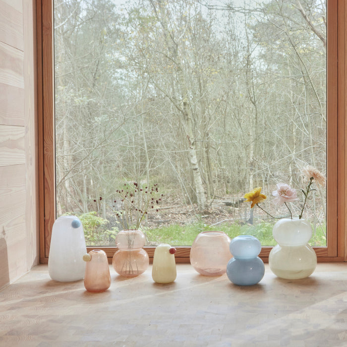 OYOY Lasi Vaas Small - Taupe