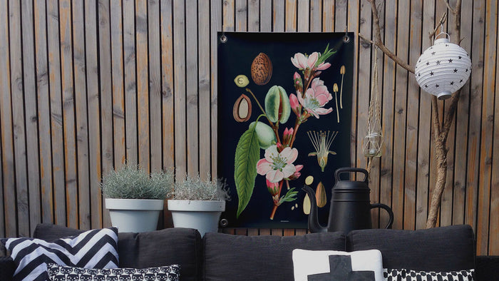 Villa Madelief Tuinposter botanisch amandel (70x100cm)