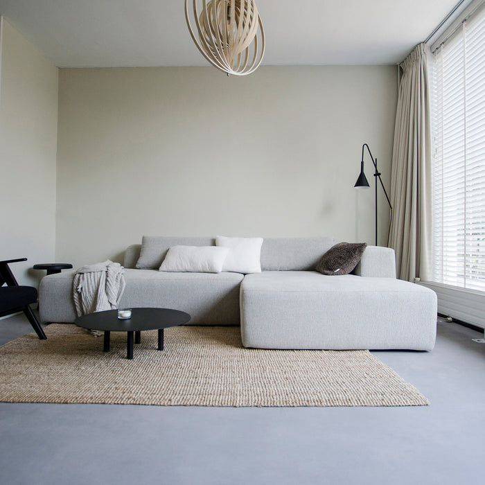 4X6 SOFA X6 modulaire hoekbank B rechts beige melange - 288 cm