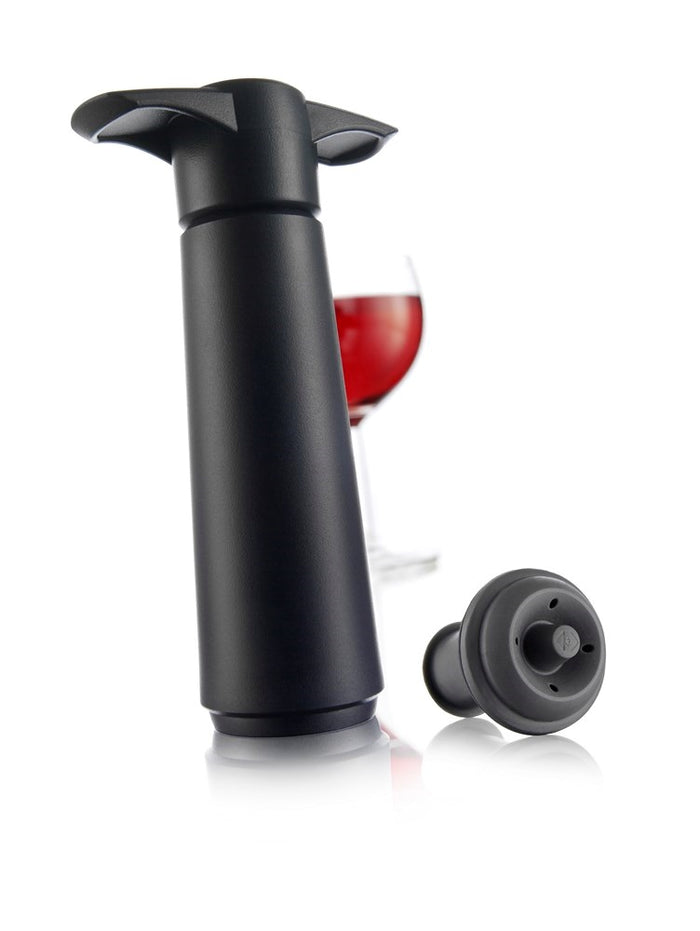 VacuVin Vacuüm Wine Saver - Zwart