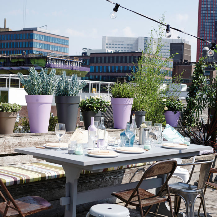 Elho Loft Urban Round High Bloempot 28 cm Antraciet