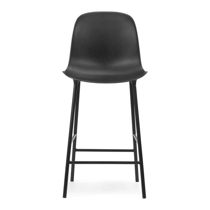 Normann Copenhagen Form Barkruk High 65 cm - Staal - Zwart
