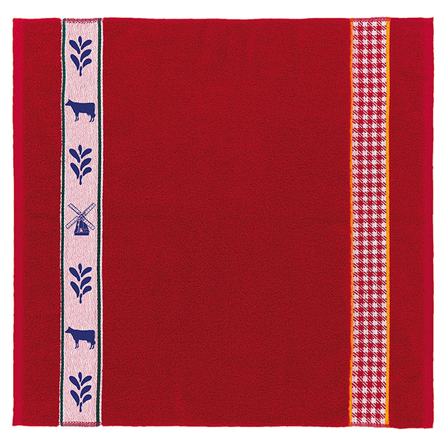 DDDDD keukendoek Reness - 50x55cm - Rood - 6 stuks