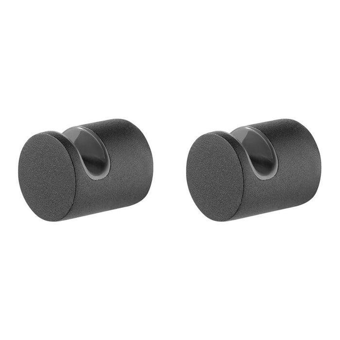 Tiger Bold Toiletaccessoireset - Toiletborstel met Houder - Toiletrolhouder zonder Klep - Handdoekhaken (2 stuks) - Zwart