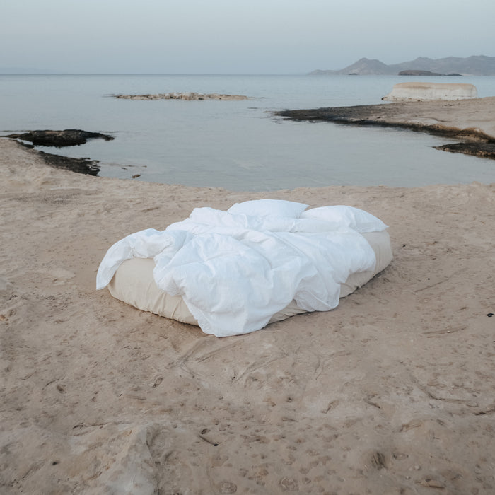 Crisp Sheets Dekbedovertrek 240 x 220 cm - Vanilla