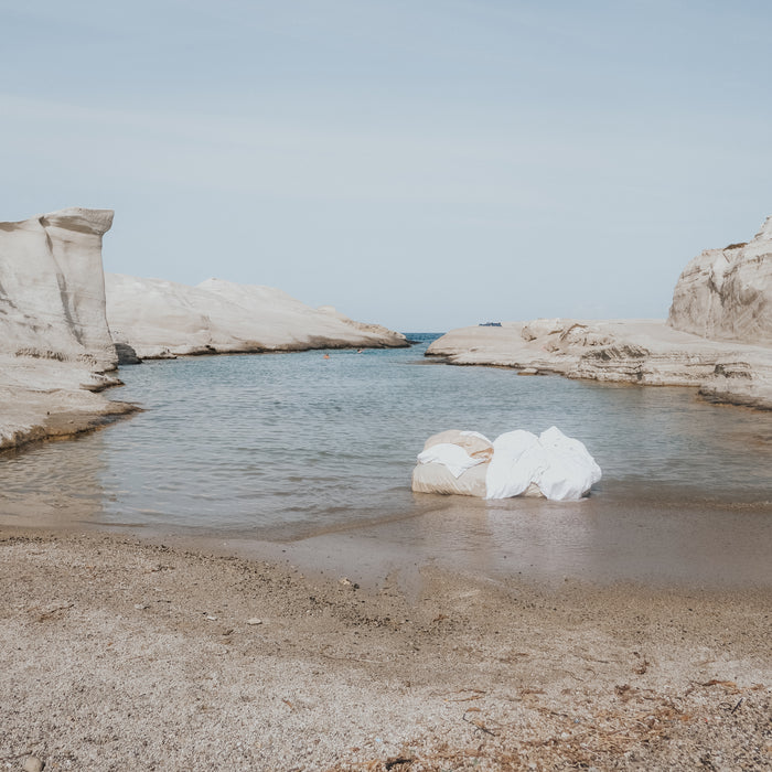 Crisp Sheets Dekbedovertrek 240 x 220 cm - Vanilla