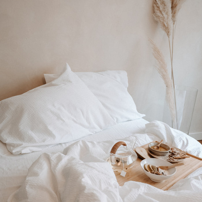 Crisp Sheets Dekbedovertrek 240 x 220 cm - Vanilla