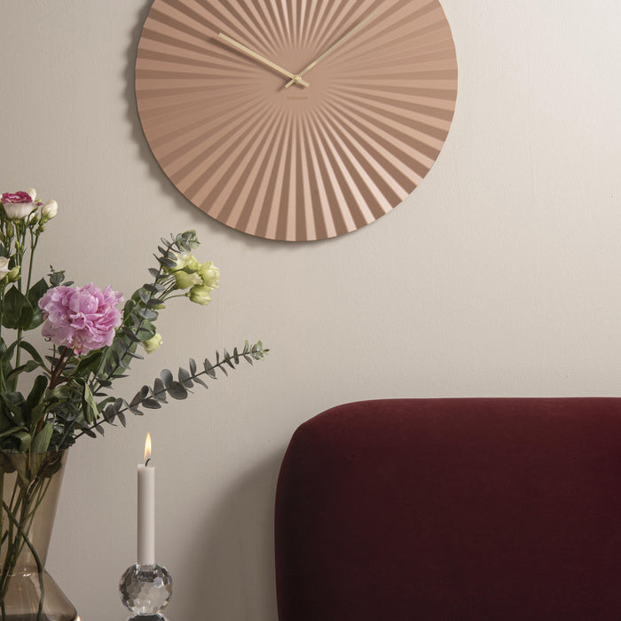 Karlsson Wandklok Sensu - Roze