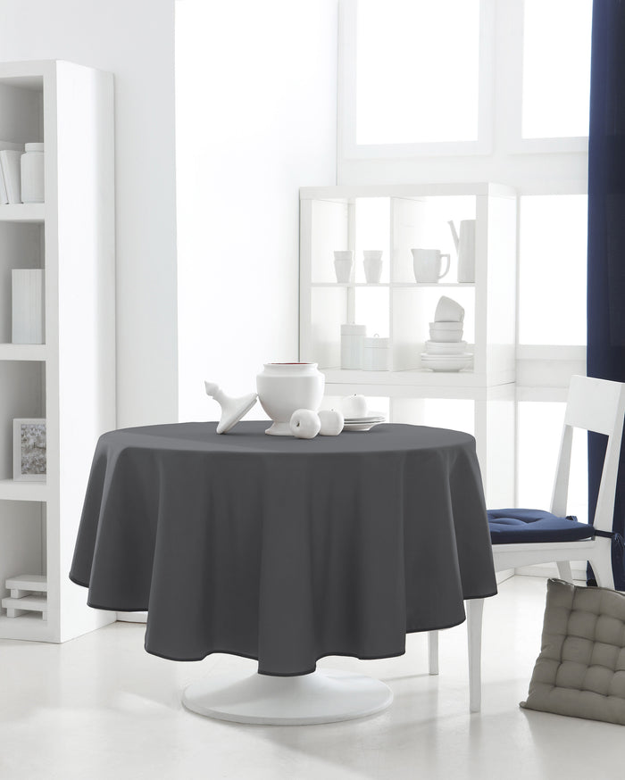 Today Rond Tafelkleed Antraciet - 180cm