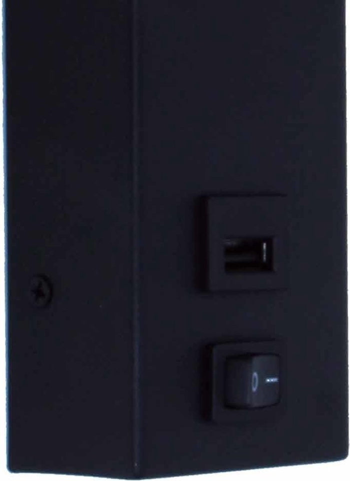 Artdelight Wandlamp Easy LED USB Zwart