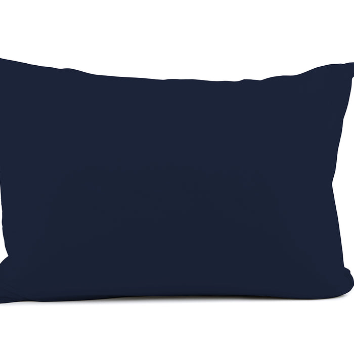 Elegance Kussensloop Hotelsluiting Percal Katoen donker blauw