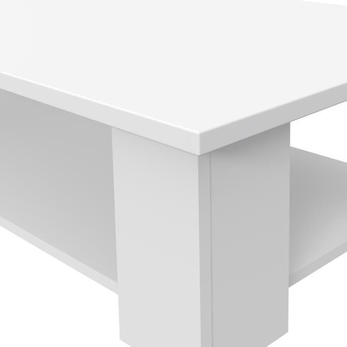 Cstore PILVI Salontafel - Mat wit - L 90 x D 90 x H 31 cm
