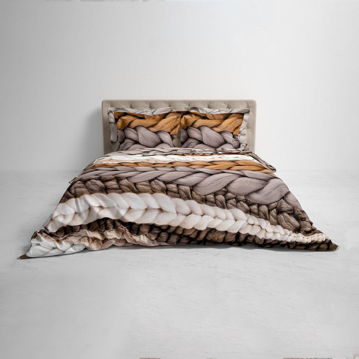 Heckett & Lane Daley Dekbedovertrek 200TC x 200TC/220 cm - Natural Taupe