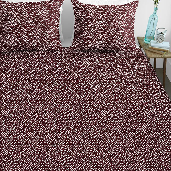 Ambiante Harley Dekbedovertrek 200 x 200/220 cm - Donkerrood