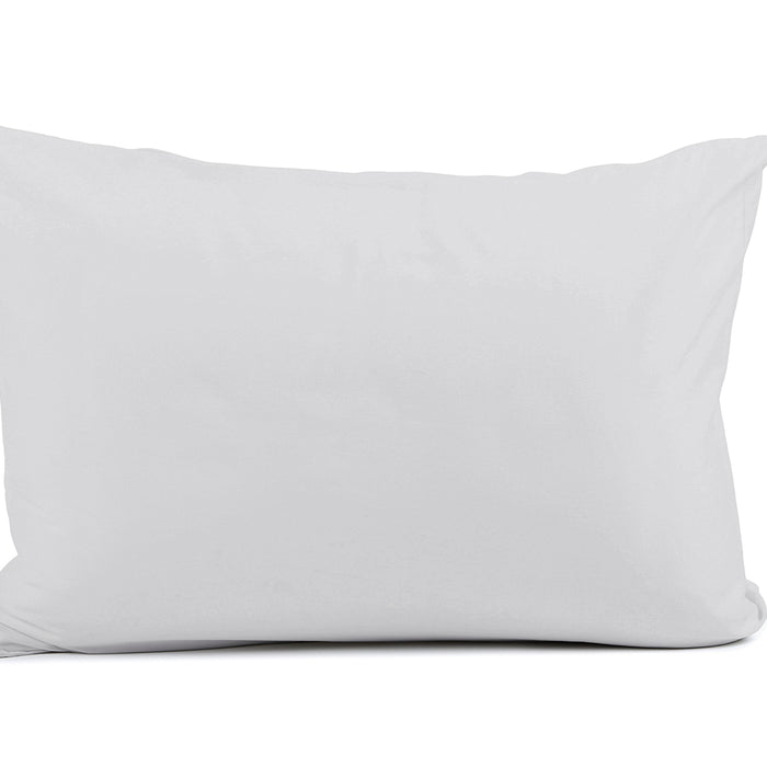 Elegance Kussensloop Hotelsluiting Percal Katoen wit