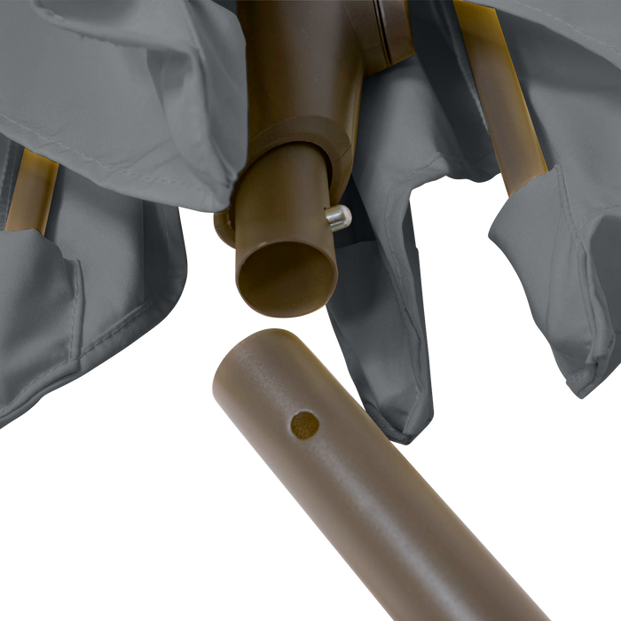 Kopu® rechthoekige parasol Bilbao 150x250 cm met hoes en voet - Grey