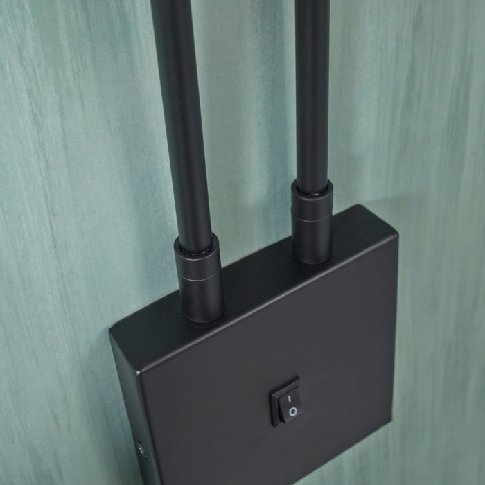 It's about RoMi Bremen Wandlamp - 2-kap - zwart