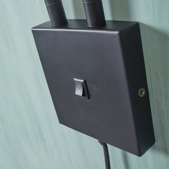 It's about RoMi Bremen Wandlamp - 2-kap - zwart