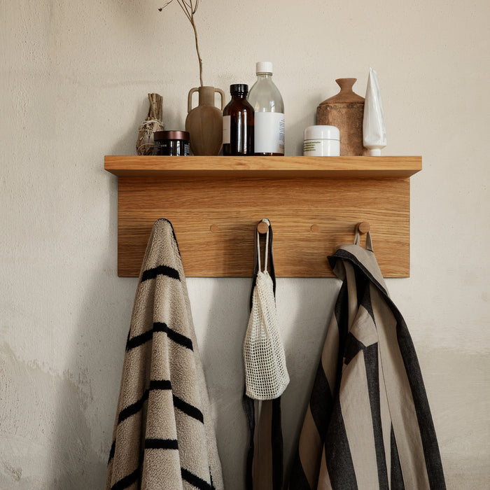 Ferm Living Field Badjas - Sand/Black