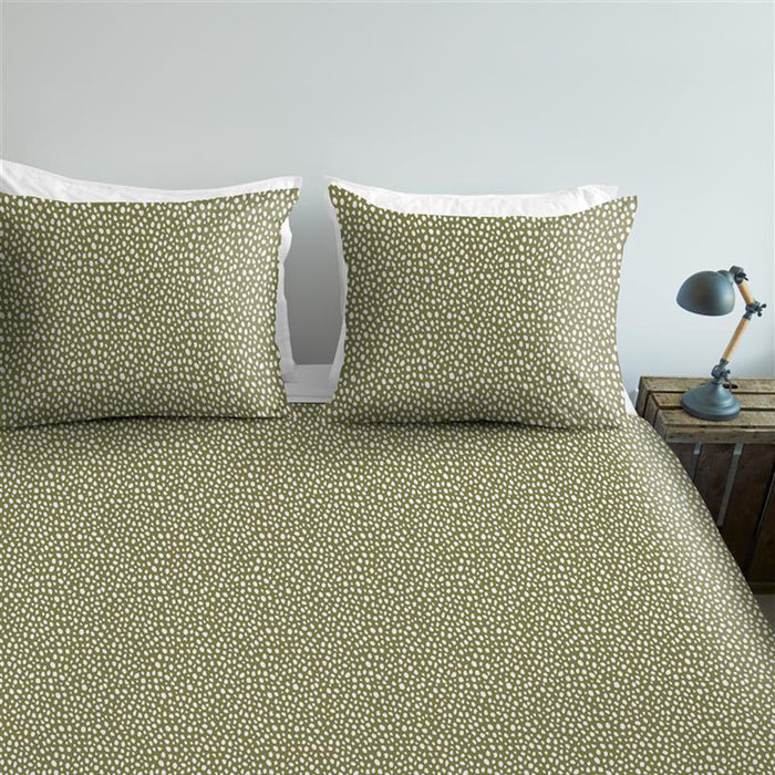 Ambiante Harley Dekbedovertrek 200 x 200/220 cm - Olijfgroen