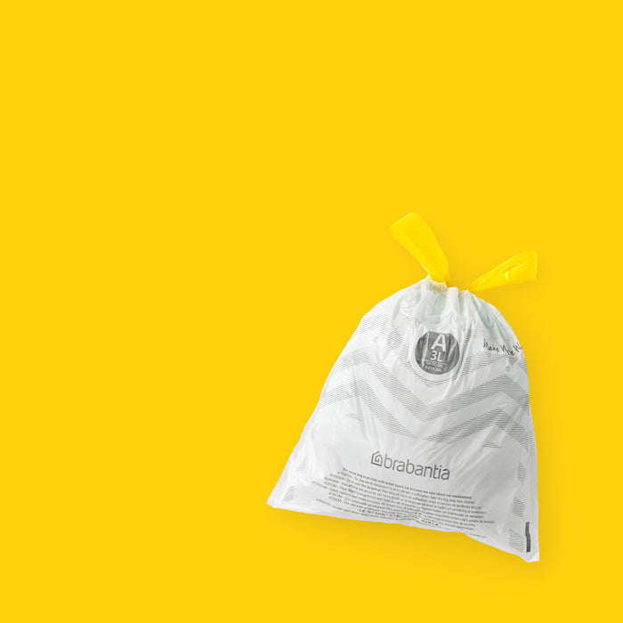 Brabantia Type A PerfectFit Afvalzak 3 Liter - 20 zakken