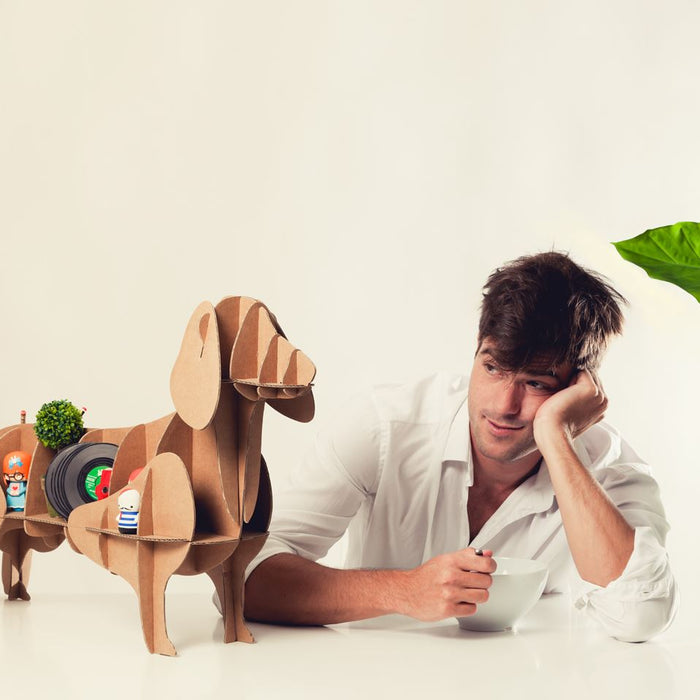 Milimetrdado - Teckel van Karton - Decoratief opbergrek