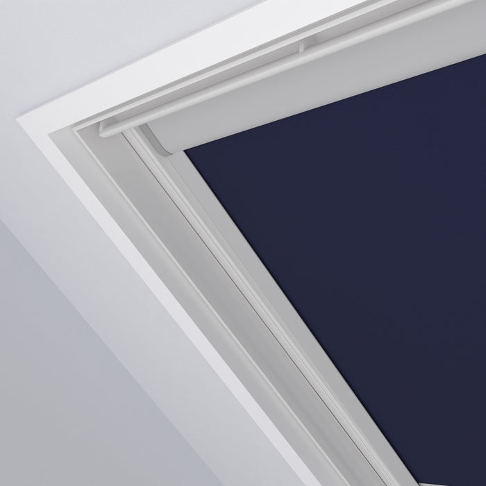 Rollit Mick Skylight Dakraam Rolgordijn - Donkerblauw Verduisterend