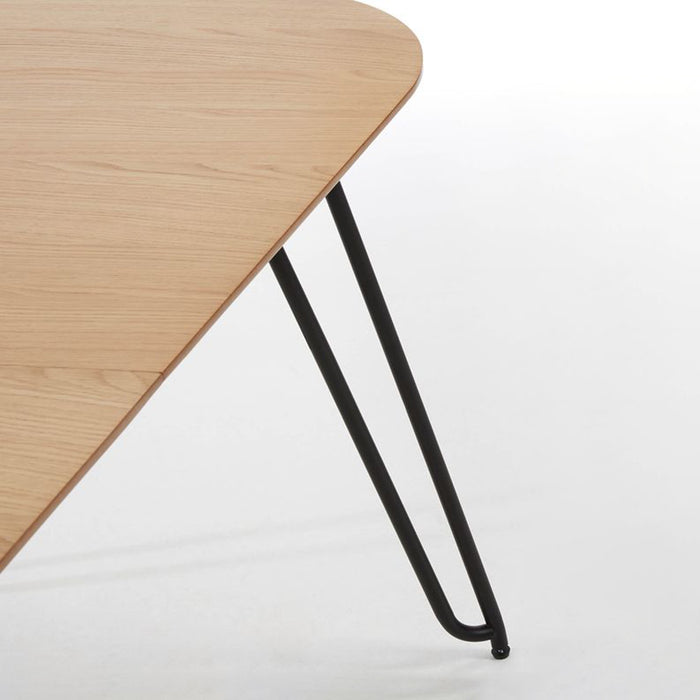 Kave Home Novac Eettafel Uitschuifbaar - 170 x 100 cm - Bruin