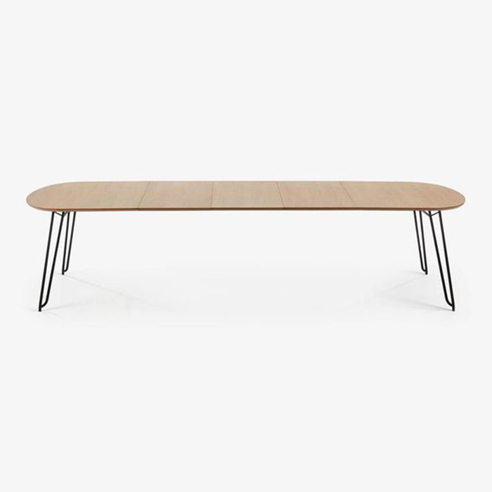 Kave Home Novac Eettafel Uitschuifbaar - 170 x 100 cm - Bruin