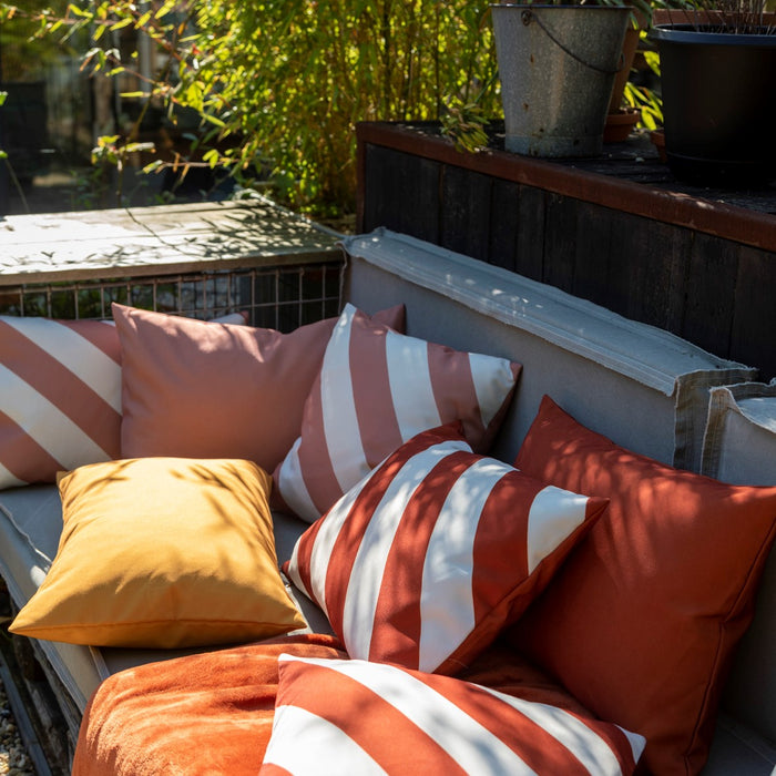 Dutch Decor Santorini buitenkussen 40x60 cm - Muted Clay