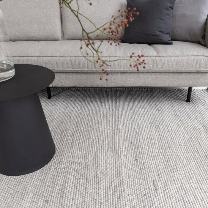 Interieur05 Wollen Vloerkleed Lichtgrijs Vik 240 x 340 cm (XL)