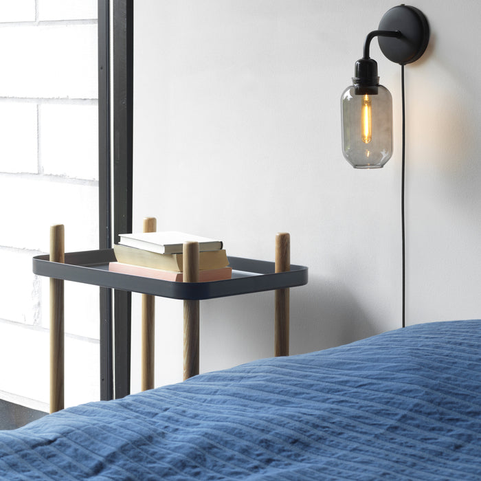 Normann Copenhagen Amp Wandlamp Zwart/Smoke