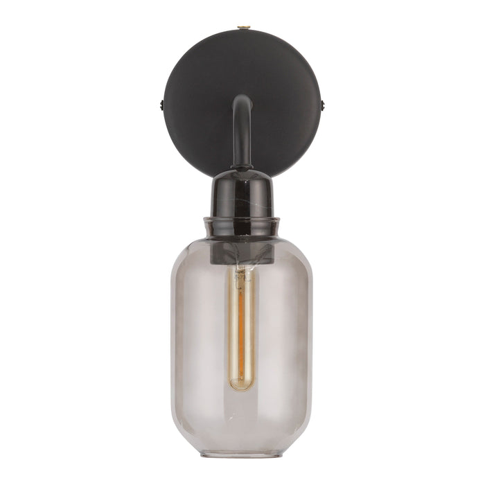 Normann Copenhagen Amp Wandlamp Zwart/Smoke