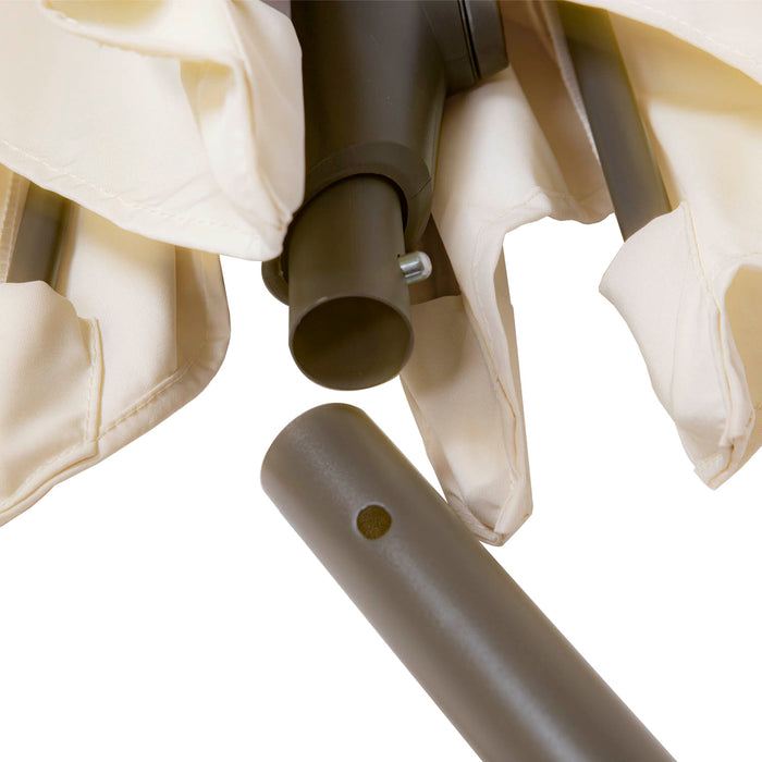 Kopu® Bilbao Rechthoekige Parasol 150x250 cm met hoes - Creme