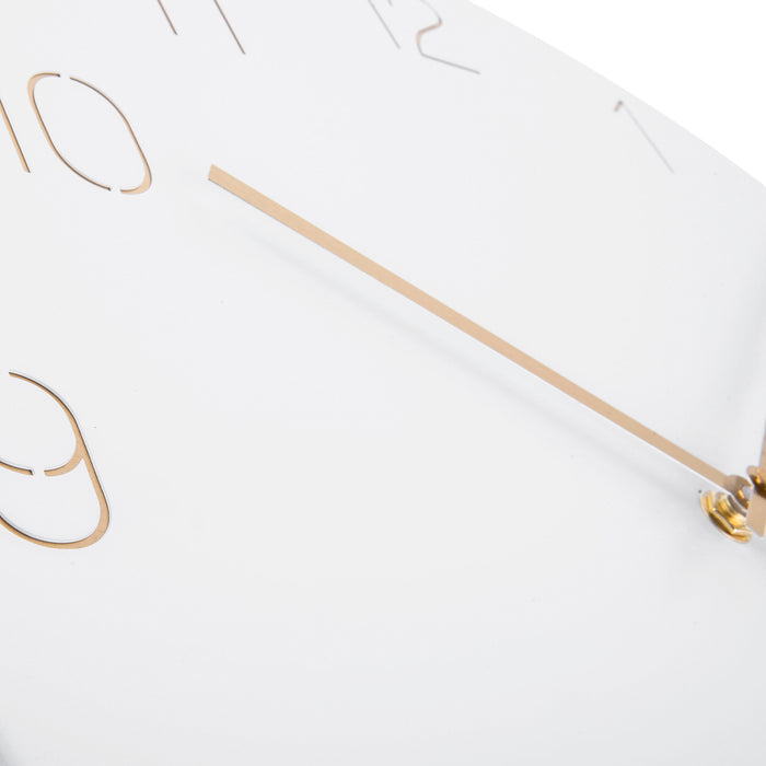 Karlsson Wandklok Charm - Wit