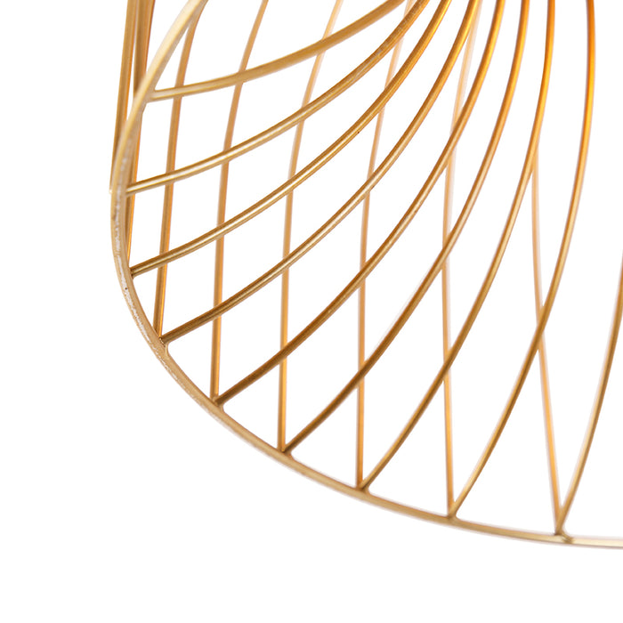 QAZQA Plafondlamp sarina - Goud|messing - Design - D 250mm